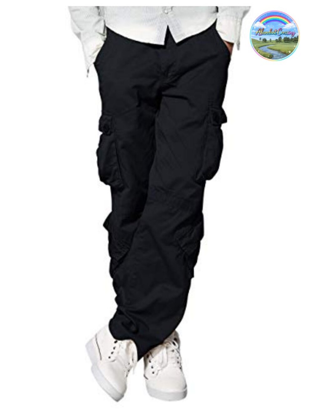 Men's Wild Cargo Pants Relaxed Fit Straight Leg Cotton Twill 8 Pocket